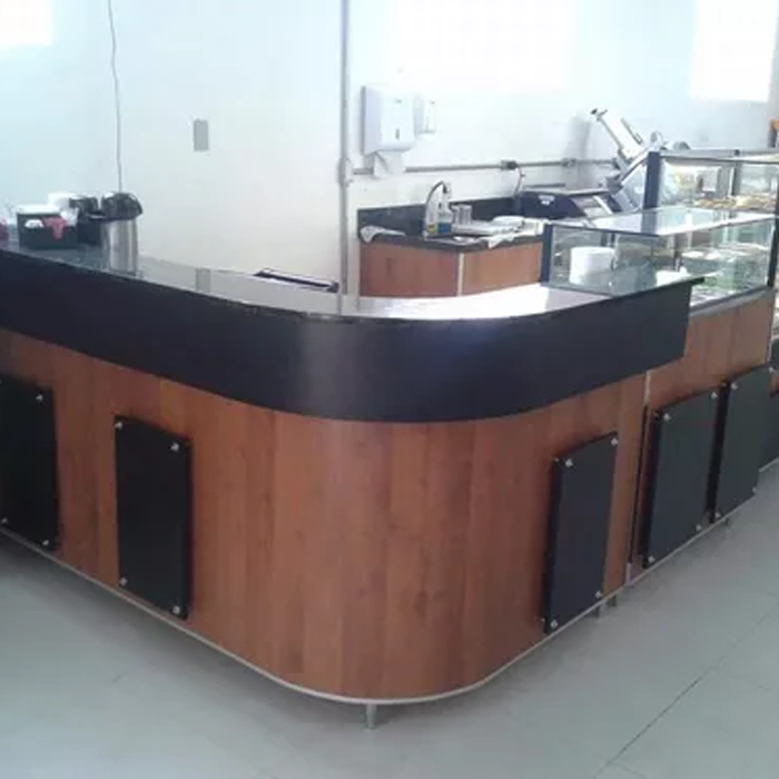 Balcão caixa para mercado