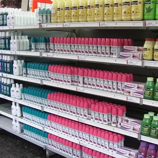 Expositores verticais para cosméticos