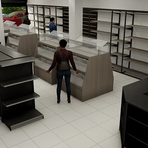 Gôndolas para lojas de materiais de construção