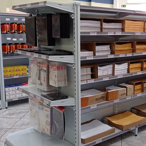 Projeto de Gôndolas para Papelarias e livrarias